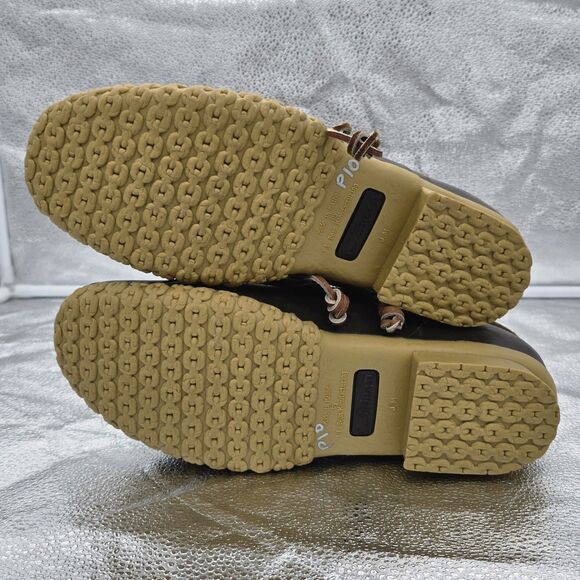 L.L. Bean Vintage Men's Low Duck Bean Boots Rubber Mocs Leather Size 12 USA - Picture 6 of 7